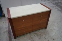 Unbranded 6 Drawer Hidden TV Cabinet - 1300x600x850