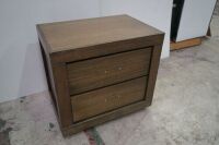 Alfresco 2 Drawer Bedside Table - French Provincial