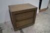 Alfresco 2 Drawer Bedside Table - French Provincial