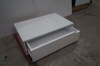 Calypso Underbed Trundle Drawer- Single Bed - White/White