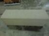 Unbranded Beige Upholstered Blanket Box - 1500 x 500 x 500