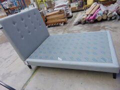 Memphis Style Grey Double Bed - 2
