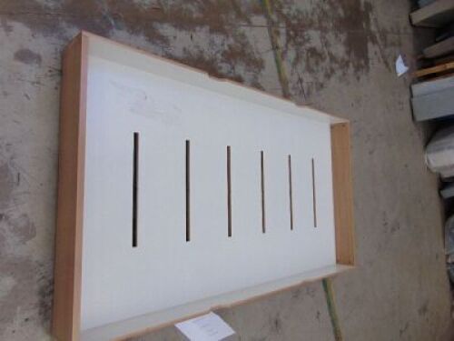 Single Rolling Oak Wood Bed Frame