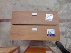 2 x Wooden Drawers - Incomplete Set - 2