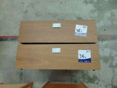 2 x Wooden Drawers - Incomplete Set - 3