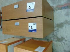 2 x Wooden Drawers - Incomplete Set - 4