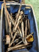 Multiple sizes of drill bits, heads, wrenches and spanners - 3