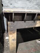 approximately 1.5 m x 1.5 m x 1 x m heavy duty iron table - 3