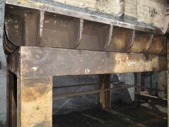 approximately 1.5 m x 1.5 m x 1 x m heavy duty iron table - 5