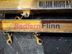 refund A set of Redfern Flinn and Willsom hoists. see pictures for more details. Approximate lengths are 3 m and 2 m. - 3