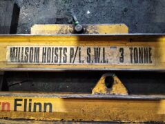 refund A set of Redfern Flinn and Willsom hoists. see pictures for more details. Approximate lengths are 3 m and 2 m. - 4