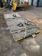 Three 1m2 Wedderburn industrial weighing scales - 3