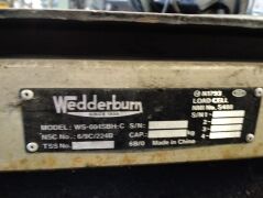 Three 1m2 Wedderburn industrial weighing scales - 4