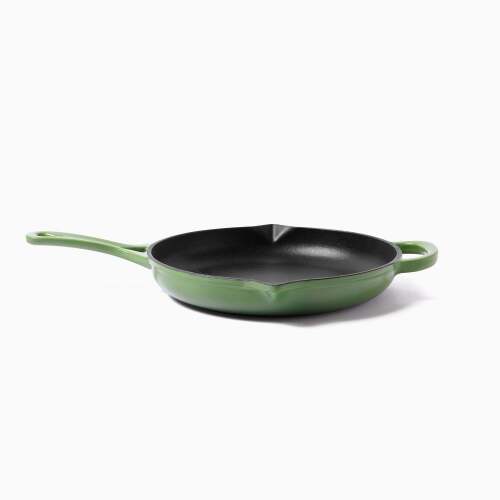 Larder & Vine Enameled Cast Iron Classic Skillet | 27cm (Okra)