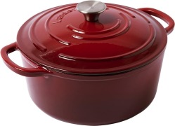 Larder & Vine Enameled Cast Iron Round Dutch Oven | 5.4L (Cabernet) - 10