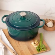 Larder & Vine Enameled Cast Iron Round Dutch Oven | 5.4L (Bondi) - 3