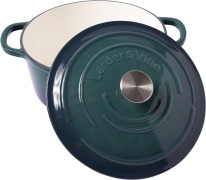 Larder & Vine Enameled Cast Iron Round Dutch Oven | 5.4L (Bondi) - 8