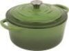 Larder & Vine Enameled Cast Iron Round Dutch Oven | 5.4L (Okra) - 9
