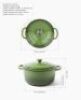 Larder & Vine Enameled Cast Iron Round Dutch Oven | 5.4L (Okra) - 4