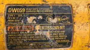 DeWalt Heavy Duty 1/2" (13mm) Cordless Impact Wrench In Case - 2