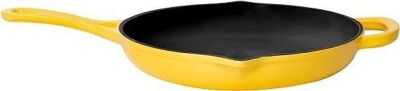 Larder & Vine Enameled Cast Iron Classic Skillet | 27cm (Limencello)