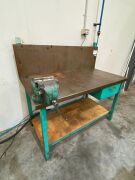 Fabricated Steel Workbench with Dawn 150 Vice - 2