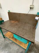 Fabricated Steel Workbench with Dawn 150 Vice - 3