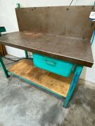 Fabricated Steel Workbench with Dawn 150 Vice - 4