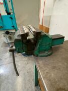 Fabricated Steel Workbench with Dawn 150 Vice - 7