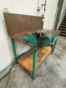 Fabricated Steel Workbench with Dawn 150 Vice - 8