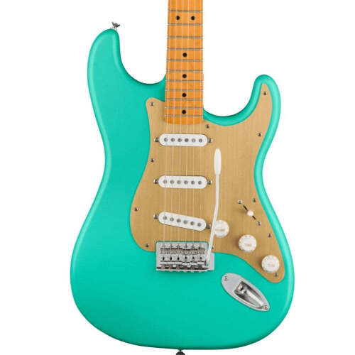 Squier 40th Anniversary Stratocaster, Vintage Edition, Satin Sea Foam Green