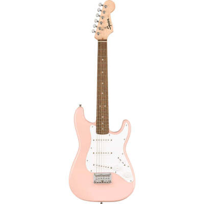 Squier - Mini Stratocaster; - Laurel Fingerboard - Shell Pink