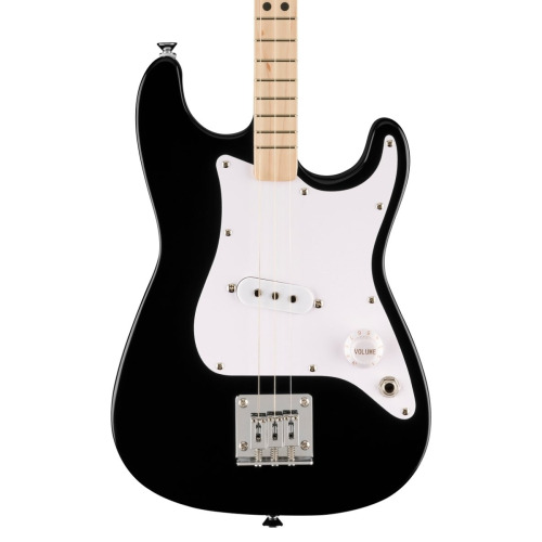 Fender x Loog Stratocaster 3-String Electric Guitar, Black