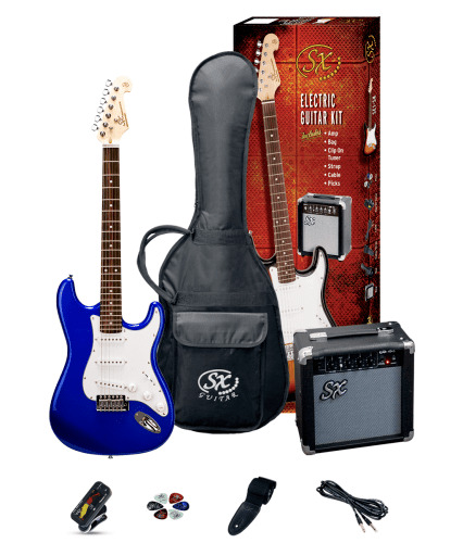 Essex SE1SKEB Electric Guitar Pack - Blue (NO AMP)