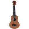 2 x Kealoha Soprano Ukulele Dark Brown Finish