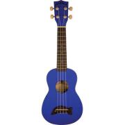 2 x Makala Dolphin Bridge Soprano Ukulele Metallic Blue Gloss