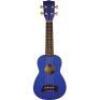 2 x&nbsp;Makala Dolphin Bridge Soprano Ukulele Metallic Blue Gloss