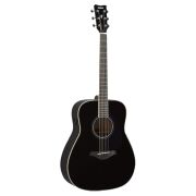 Yamaha FG-TA TransAcoustic Dreadnought Acoustic Guitar; Black