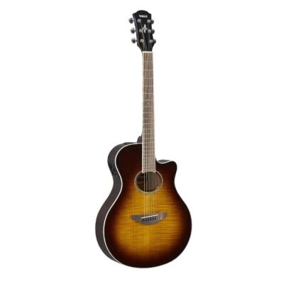 Yamaha APX600FM Thinline Acoustic Electric Guitar in Tobacco Brown Sunburst