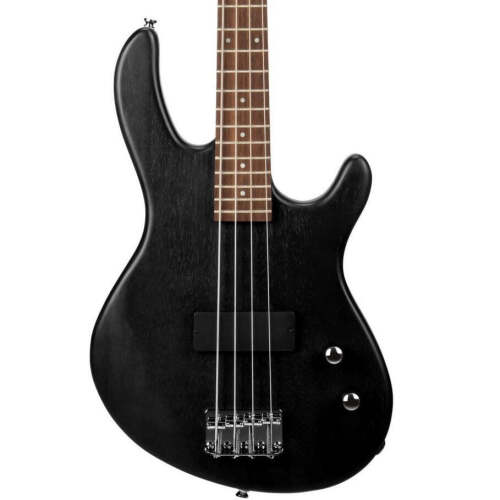 Cort Action Junior Short Scale Bass Guitar, Black