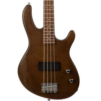 Cort Action Junior Short Scale Bass, Walnut