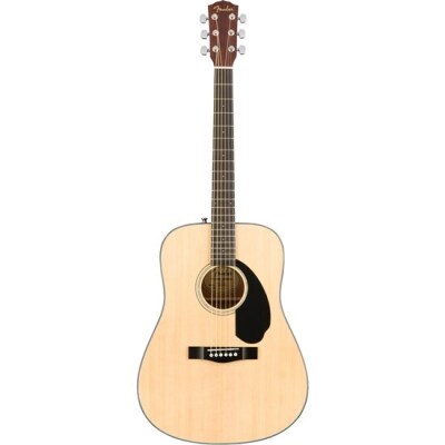 Fender CD-60S Dreadnought Acoustic Guitar Walnut Fingerboard (Natural) (Guitar only)