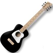 Loog Pro Acoustic VI Black Beginner's Children's Acoustic Guitar