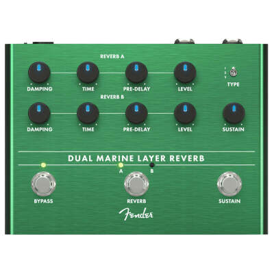 Fender Dual Marine Layer Reverb Effects Pedal