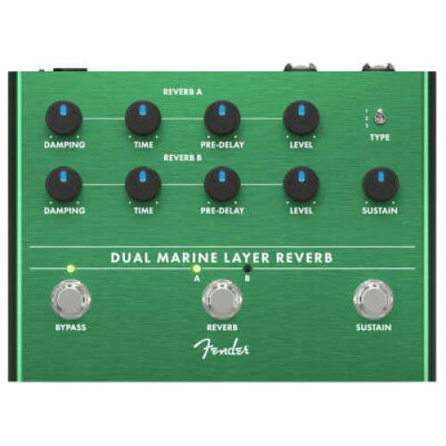 Fender Dual Marine Layer Reverb Effects Pedal