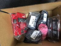 Assorted Clothing Including PUMA Racerback Sports Bras, GUESS Women's Logo V-Neck Tees, NAUTICA Crew Neck Shirt various sizes and More.&nbsp;