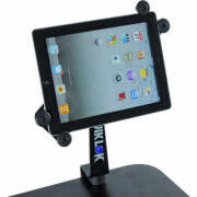 1 x QuikLok IPS16 Table-mount universal tablet holder with locking system - Black & 1 x Tablet Holder with Mic Stand adaptor 5/8