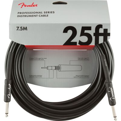 2 x Fender Professional Series Instrument Cable