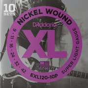 D'Addario XL Nickel Electric Guitar Strings