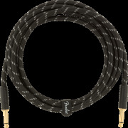 2 x Deluxe Series Instrument Cable, Straight/Straight, 10ft, Black Tweed